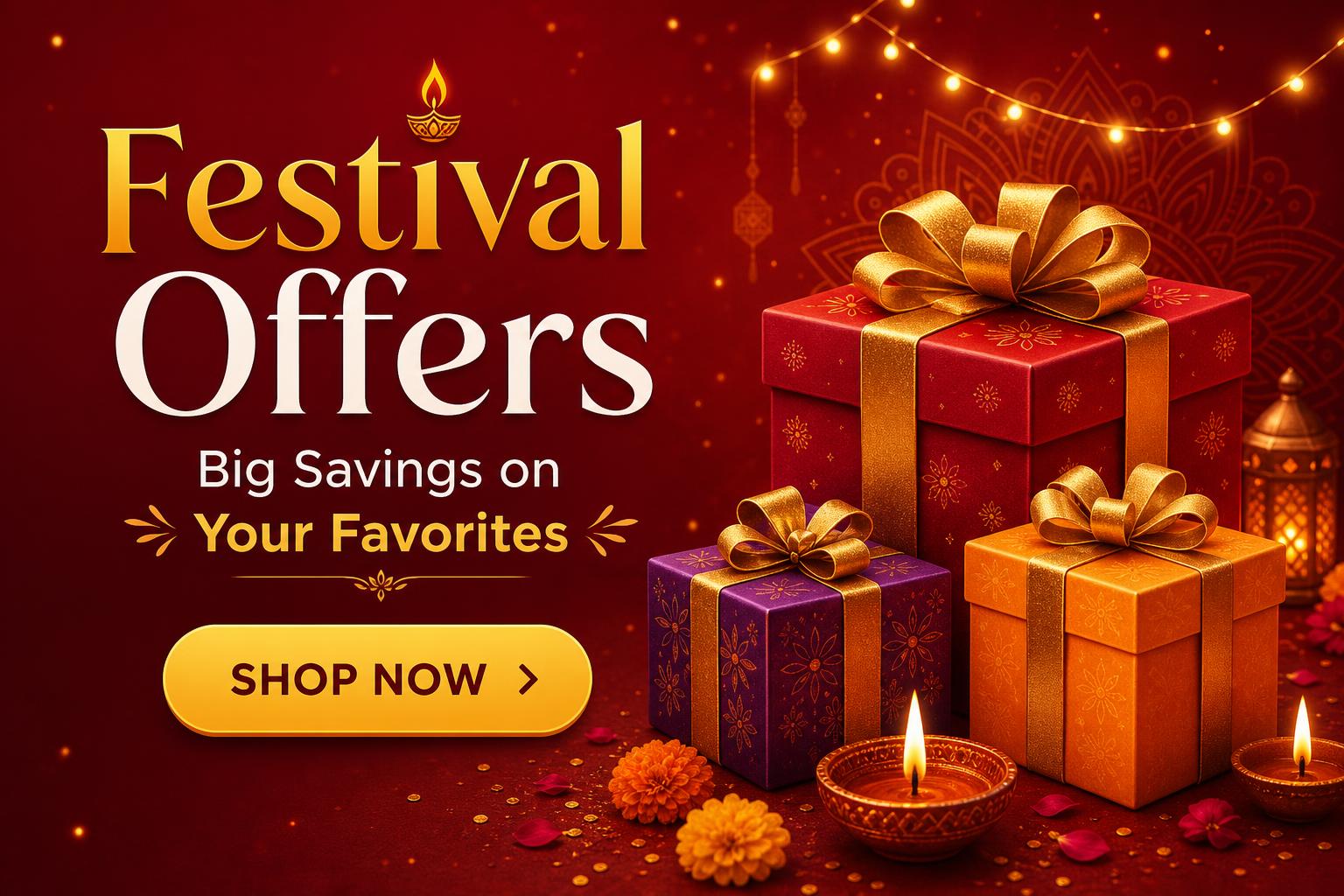 Festival Offers — Celebrate with savings on essentials