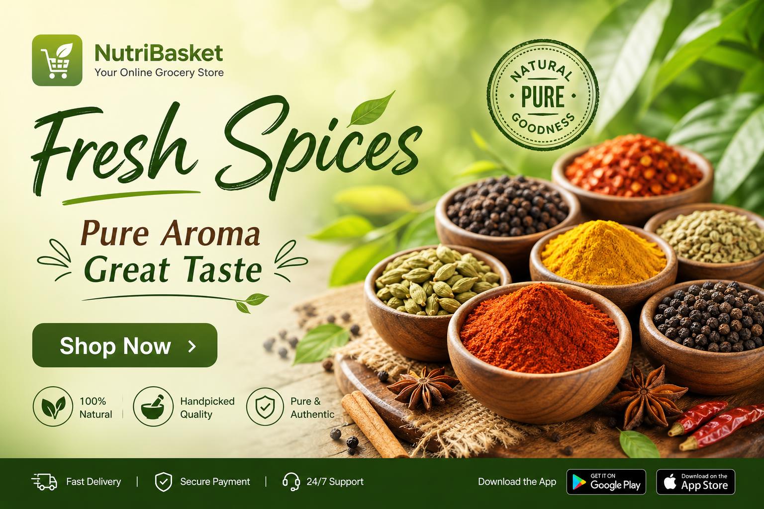 Fresh Spices — Premium quality whole spices at best prices